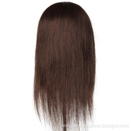 Free shipping 100% real hair female mannequin head human hair